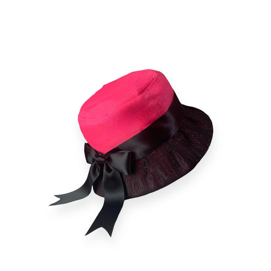 Black-pink Bucket Hat