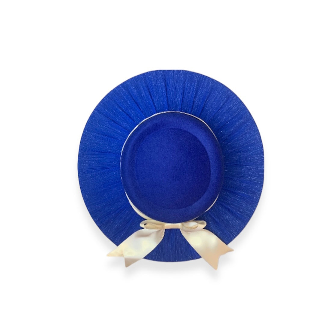 Royal Blue Boater Hat